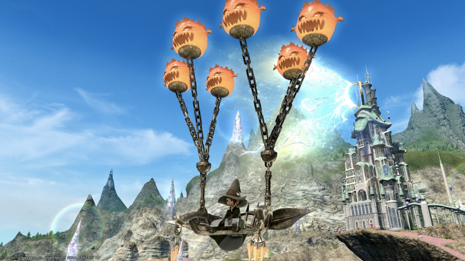 Cute Bomb Balloon Flying Bench Kobold Quest Mount “Bomb Palanquin 