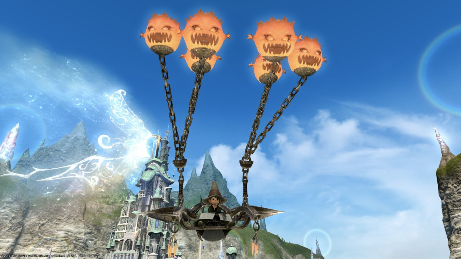 Cute Bomb Balloon Flying Bench Kobold Quest Mount “Bomb Palanquin 