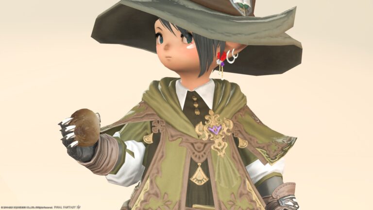 【ミラプリ】可愛い“パゴスボレロの旅の学者”ヒーラーコーディネート ララフェル FF14ブログ Norirow Note 45