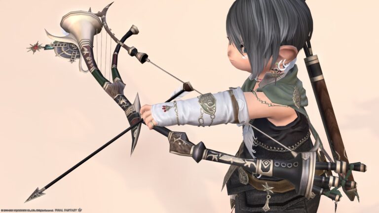 吟遊詩人のAF4武器・メトロノームとリボンが可愛い弓『アキヌフォート』 ララフェル FF14ブログ Norirow Note 57