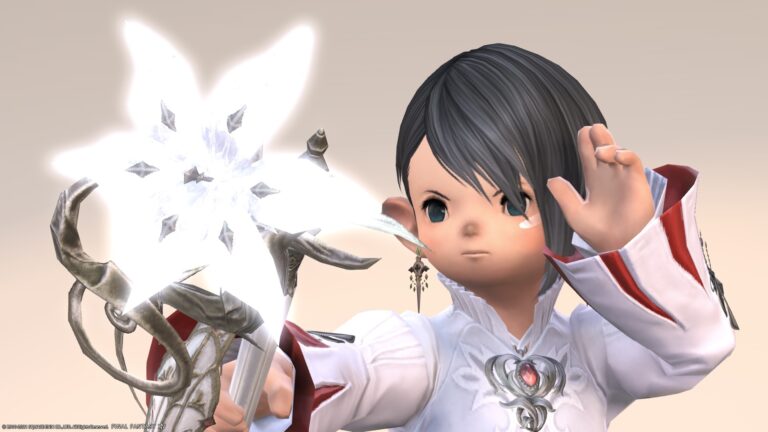 White Mage AF2 Weapon & Anima Weapon (AW) Stage 1 Goddess Wand "Animated Seraph Cane" Lalafell FF14 Blog Norirow Note 29