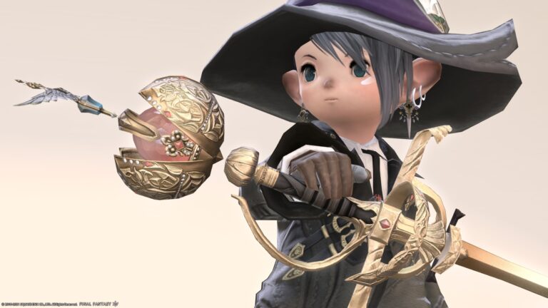 赤魔道士のレジスタンスウェポン（RW）第一形態・蓮の花のレイピア『テイルキーパー』 ララフェル FF14ブログ Norirow Note 33