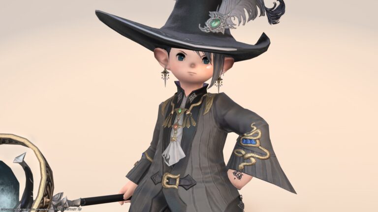 AF3 equipment of Black Mage / Ultimately too cute FF9 fashionable "Vivi" "Seventh Hell" series (Lalafell Men's Ver.) Lalafell FF14 Blog Norirow Note 31