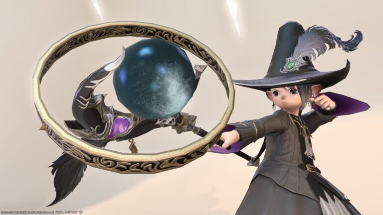 ミニスカートの可愛い魔女衣装・黒魔道士AF4装備『ウィッケ』(ララフェル女子Ver.) ララフェル FF14ブログ Norirow Note 26