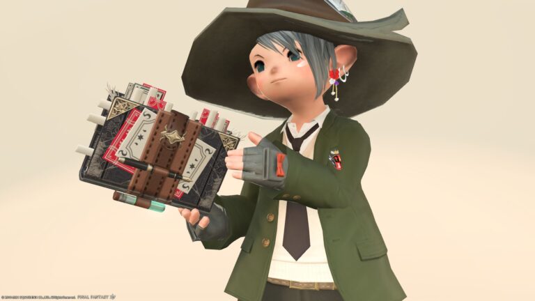 [Glamour] Student-style coordination of the cute green magic school Lalafell FF14 Blog Norirow Note 38