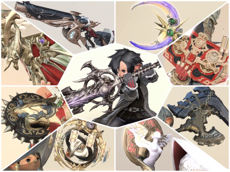 White Mage AF2 Weapon & Anima Weapon (AW) Stage 1 Goddess Wand "Animated Seraph Cane" Lalafell FF14 Blog Norirow Note 26