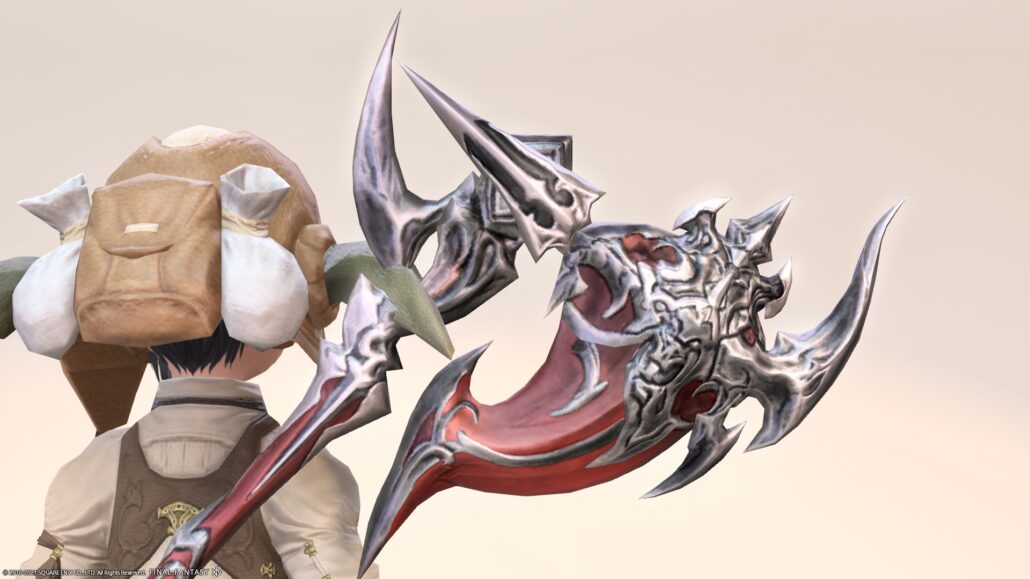 Warrior’s Anima Weapon (AW) Third Stage Dark Fantasy Thunder God Axe