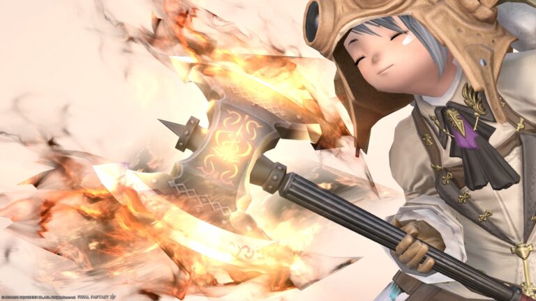 戦士のアニマウェポン（AW）最終形態・赤い炎の聖なる黒き斧『ミノス・ルクス』 ララフェル FF14ブログ Norirow Note 44