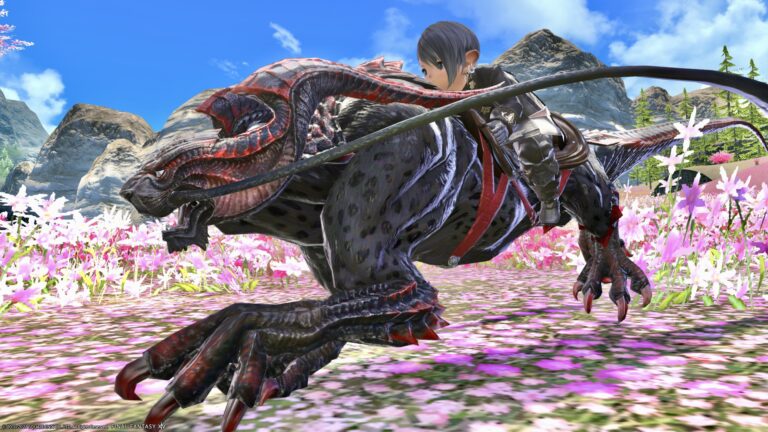 But Somebody's Gotta Do It (Dark Knight) Achievement Reward Mount Black Coeurl "War Panther" Lalafell FF14 Blog Norirow Note 34