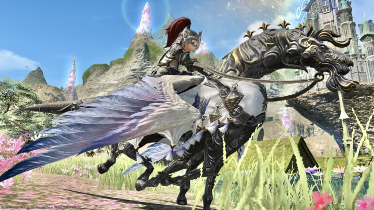 Iron Pegasus Mount "Arion" (Endwalker Collector's Edition Bonus) Lalafell FF14 Blog Norirow Note 40