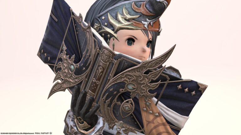 召喚士のAF5武器・布地のカバーが可愛らしい獣の魔道書『アブラクサス』 ララフェル FF14ブログ Norirow Note 43