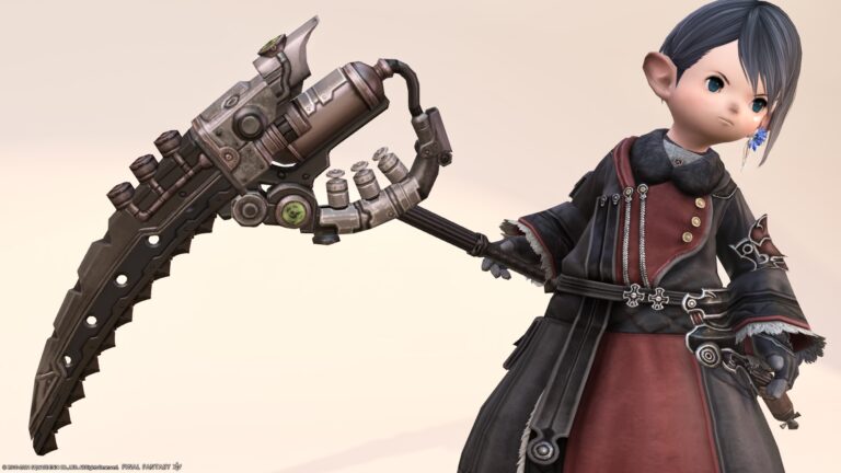 クラシックなエンジン搭載リーパー武器・バブイルの塔の大鎌『インペリアル・マジテックウォーサイズ』 ララフェル FF14ブログ Norirow Note 39