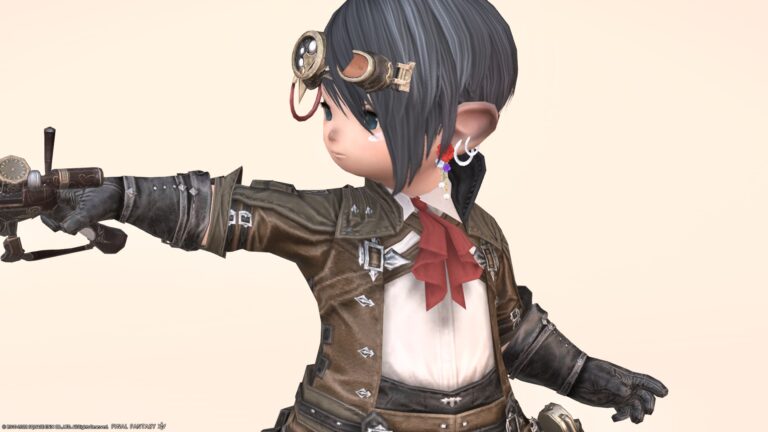 機工士のAF2装備・アシンメトリーなメカニック工房着『マシーナリー』シリーズ(ララフェル男子Ver.) ララフェル FF14ブログ Norirow Note 32