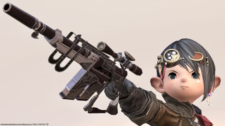 機工士のAF5武器・アンティークでオシャレな真鍮製マシンガン『アタクトス』 ララフェル FF14ブログ Norirow Note 49