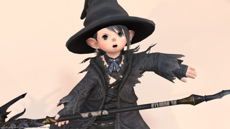 【ミラプリ】“魔女っ子リーパー” コーディネート？リーパーのAF4装備アレンジ ララフェル FF14ブログ Norirow Note 29