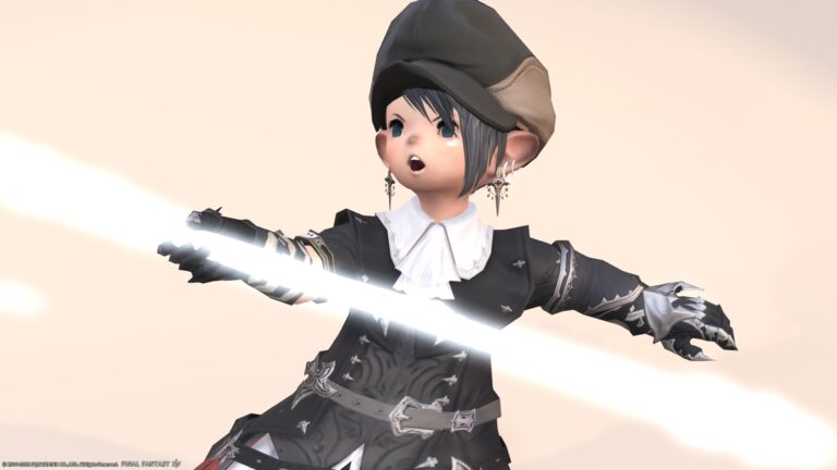 [Glamour] Neat and fashionable "Black Reaper" slayer coordination with a Coat of the Daring Duelist Lalafell FF14 Blog Norirow Note 31