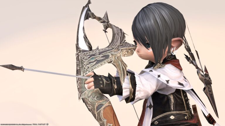 吟遊詩人のAF5武器・十字に開くメドゥーサを倒したギリシア神話の英雄の弓『ペルセウスの弓』 ララフェル FF14ブログ Norirow Note 60