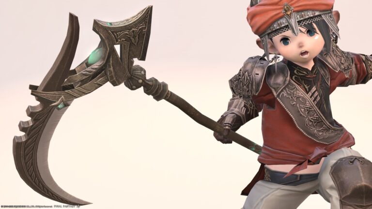サベネア兵隊さんの大鎌・ヴァナスパティのリーパー武器『パーラカ・ウォーサイズ』 ララフェル FF14ブログ Norirow Note 44