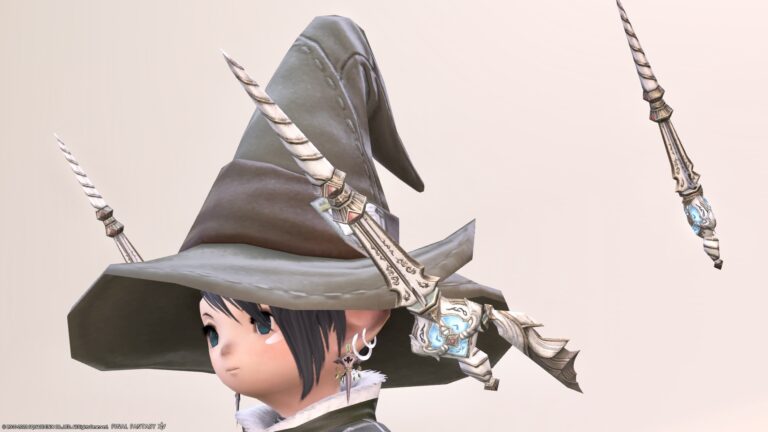 アサガオの蕾のような可愛い賢者武器・グルグ火山の賢具『フォーギヴン・ペンデュラム』 ララフェル FF14ブログ Norirow Note 51