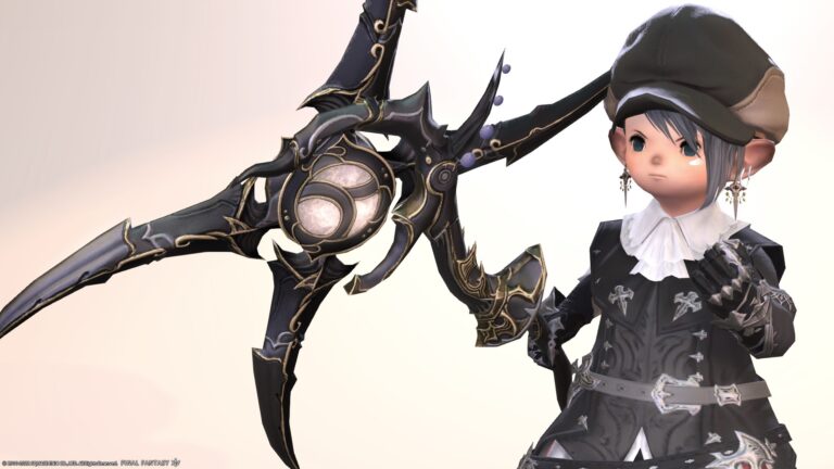 十字に開く珍しいリーパー武器・カラスの大鎌『ムーンワード・クラックス』 ララフェル FF14ブログ Norirow Note 43