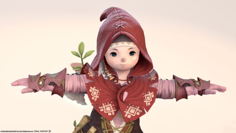 まるで赤ずきんちゃん？園芸師のAF5装備『フィールドソフォス』シリーズ（ララフェル男子Ver.） ララフェル FF14ブログ Norirow Note 43