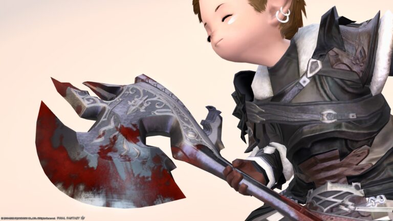 アルバートの斧・戦士のゾディアックウェポン（ZW）第三段階『ブラビューラ・アートマ』 ララフェル FF14ブログ Norirow Note 50