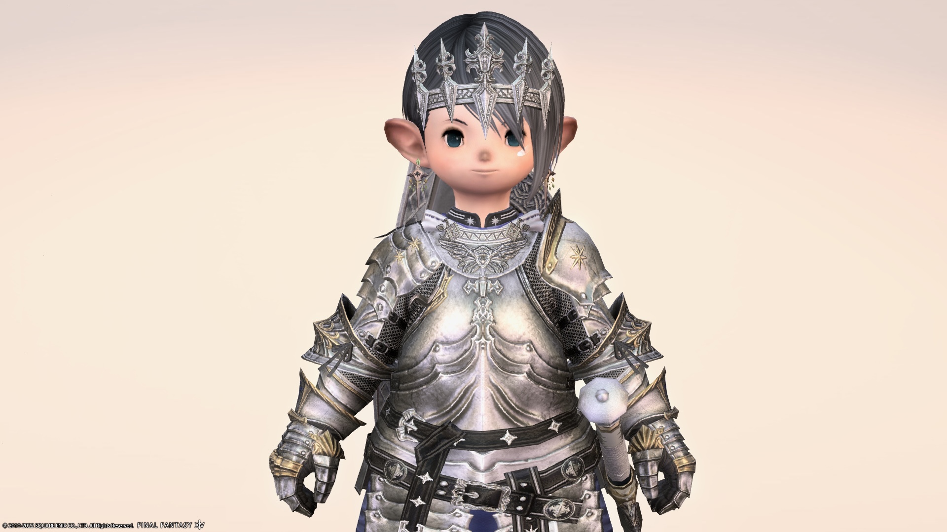 Paladin's AF5 equipment / Endwalker opening trailer costume “Reverence”  series (Lalafell Men's Ver.) | Norirow Note in FF14