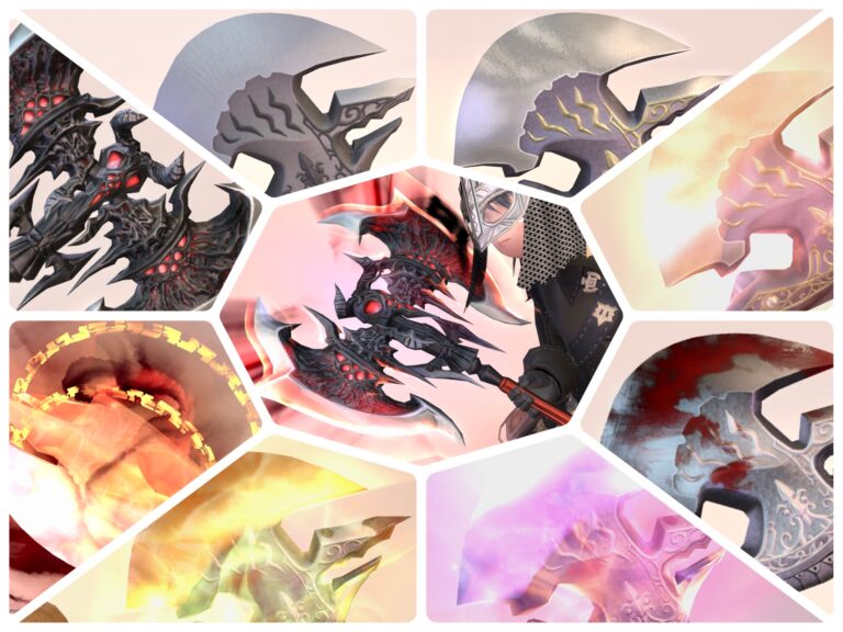 Warrior Resistance Weapon (RW) Axe "All Forms" Appearance and Acquisition Method (Evolution Method) Summary Lalafell FF14 Blog Norirow Note 33