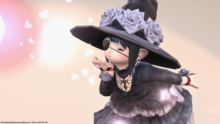 Edda-chan's cute Gothic Lolita costume "Blackbosom Attire" (Lalafell Ver.) Lalafell FF14 Blog Norirow Note 40