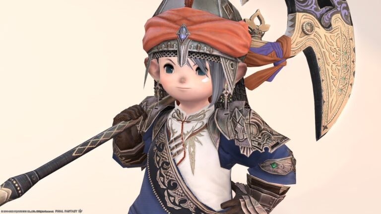 青いサベネアの兵隊さん・ヴァナスパティのタンク装備『パーラカ・ディフェンダー』シリーズ（ララフェル男子Ver.） ララフェル FF14ブログ Norirow Note 27