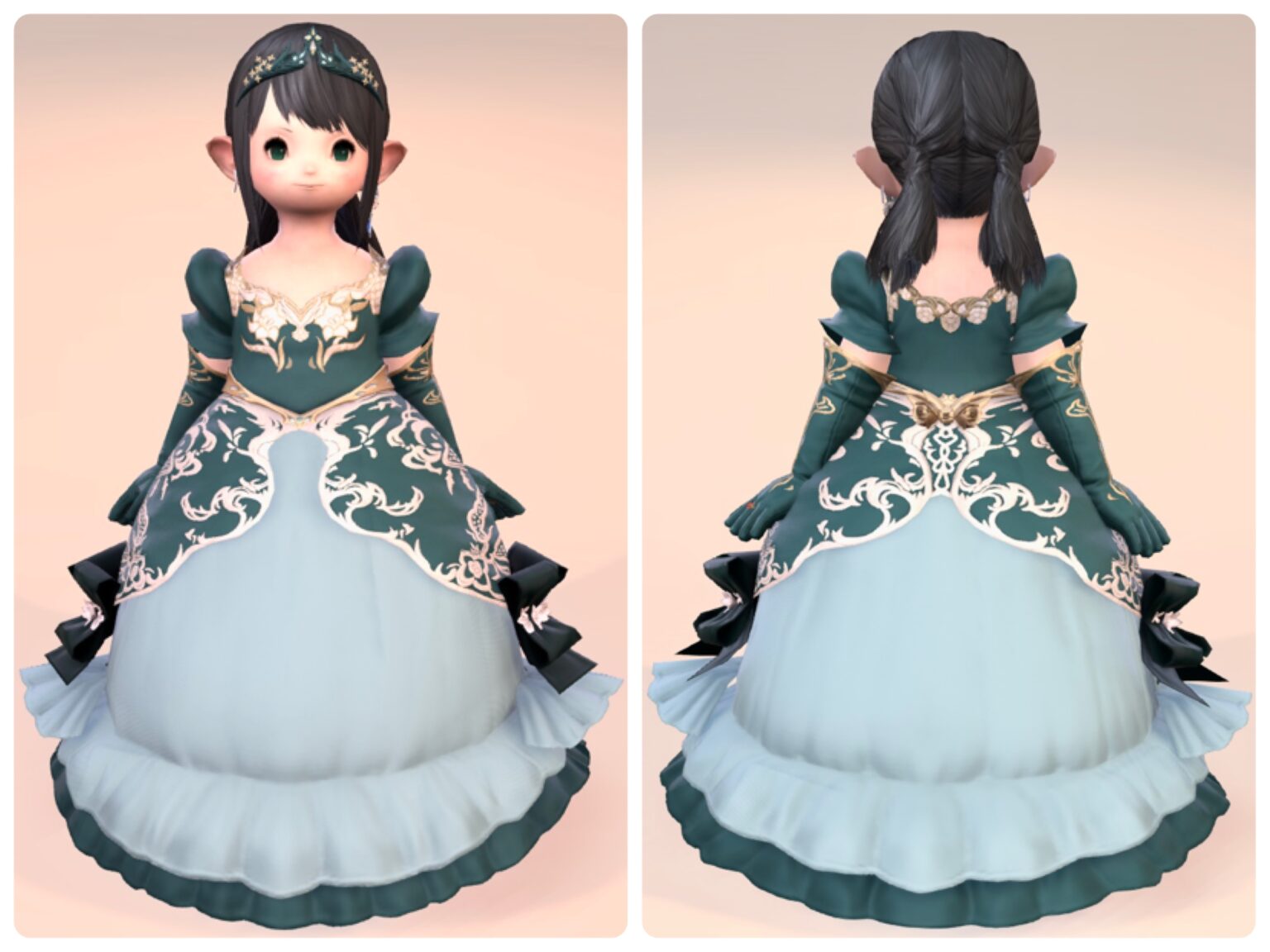 It’s like a fairy tale princess, Little Ladies’ Day dress “Faerie Tale