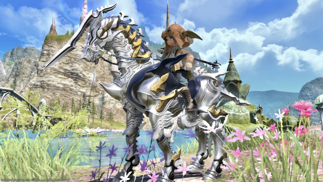 Iron Pegasus in silver armor / GARO collaboration mount “Ginga ...