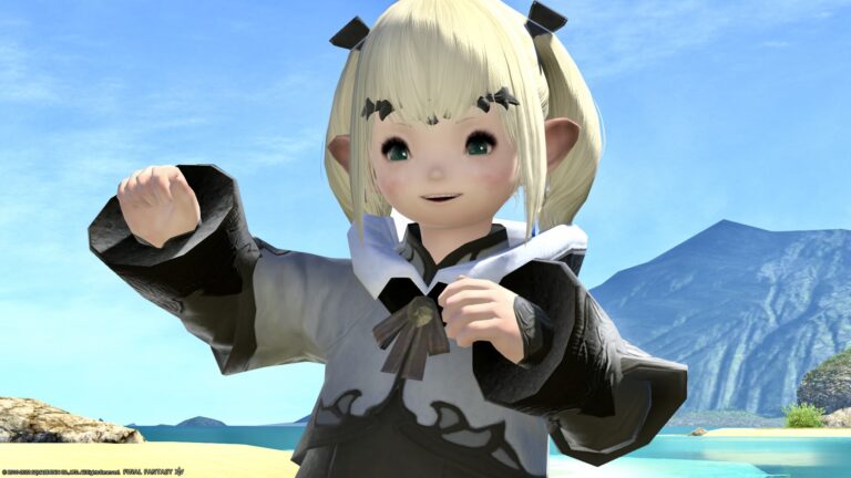 White Mage AF1 equipment and Warrior of Darkness Lamitt (Lamimi) cosplay! (Lalafell Women's Ver.) Lalafell FF14 Blog Norirow Note 58