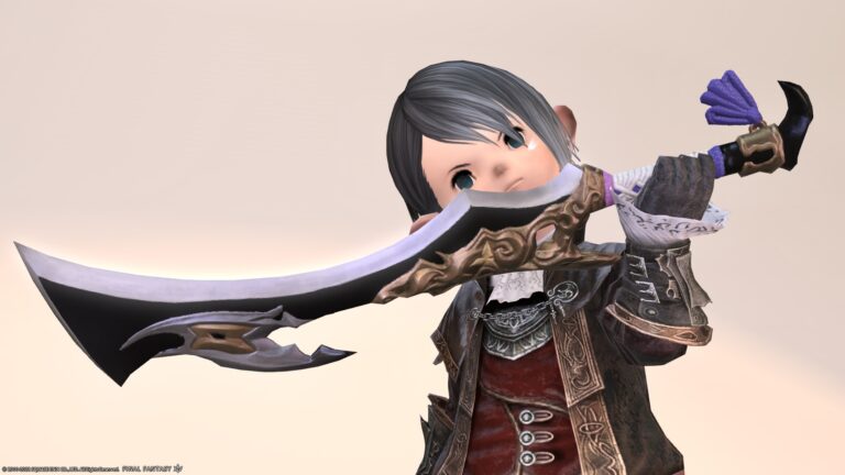 大振りで逆反りのカッコいい双剣・重要文化財の忍者武器『大保昌【改】』 ララフェル FF14ブログ Norirow Note 30