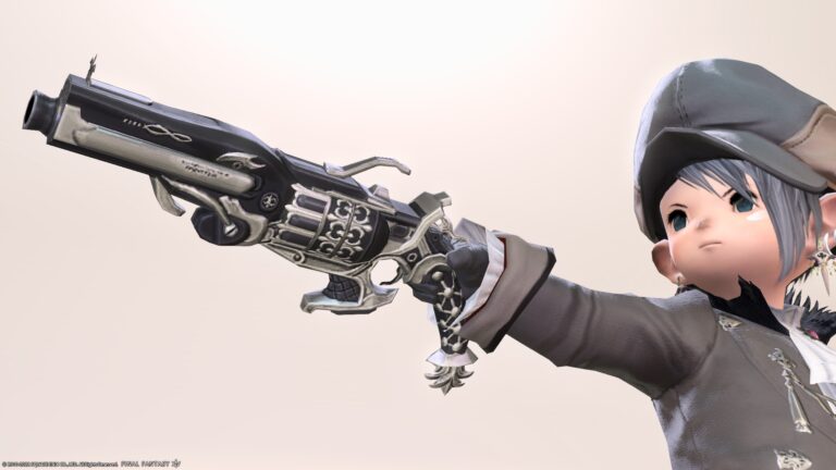 ヒュペルボレア造物院の機工士武器・シルバーアクセサリーのような短銃『キティセオス・リボルバー』 ララフェル FF14ブログ Norirow Note 60