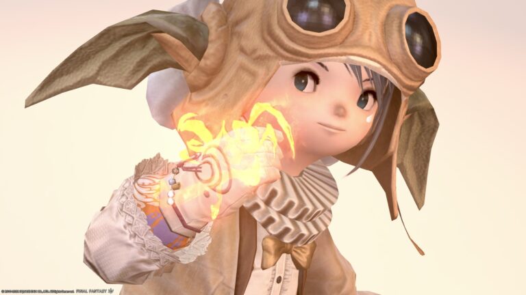 A cool monk fighting weapon, GARO collaboration "Makai Fists" where the characters of flame emerge Lalafell FF14 Blog Norirow Note 38