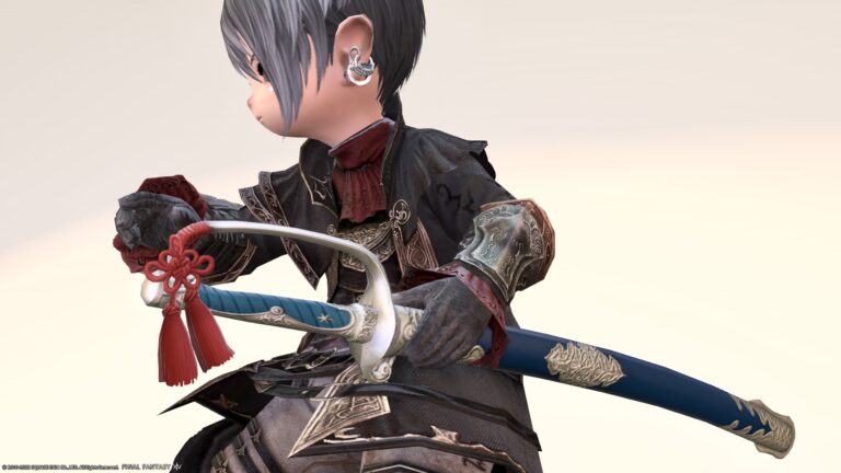 Emet-Selch's favorite gun - a beautiful antique long-barreled pistol "Ghost Barque Revolver" Lalafell FF14 Blog Norirow Note 28