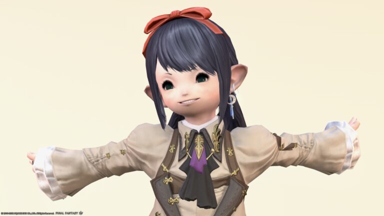 【ミラプリ】お兄さまコスプレ？『スカイパイレーツ・キャスターコート』で冒険者コーディネート ララフェル FF14ブログ Norirow Note 20