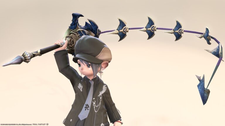 A precious "shining whip"! Seiryu weapon of the dark knight "Seiryu's Sanctified Spine" Lalafell FF14 Blog Norirow Note 29
