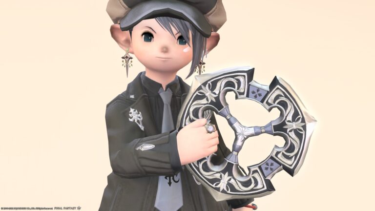 銀の羽根の生えたステッキ風な賢者武器・ヒュペルボレア造物院『キティセオス・ウィング』 ララフェル FF14ブログ Norirow Note 29