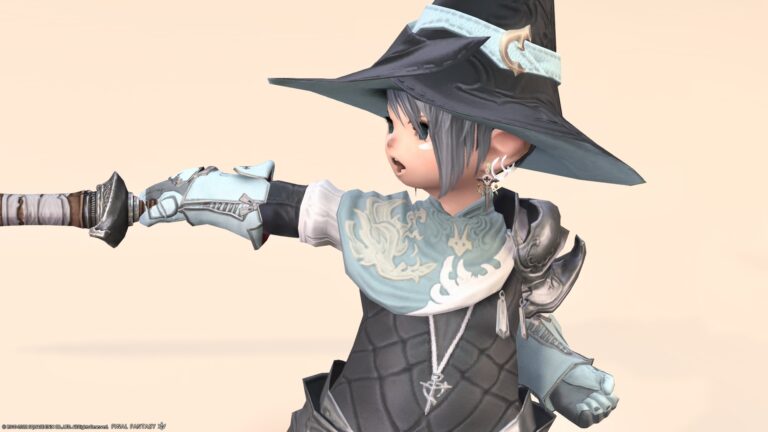[Glamour] Celeste Green traveling Magic Swordsman Style Tank Coordination Lalafell FF14 Blog Norirow Note 30