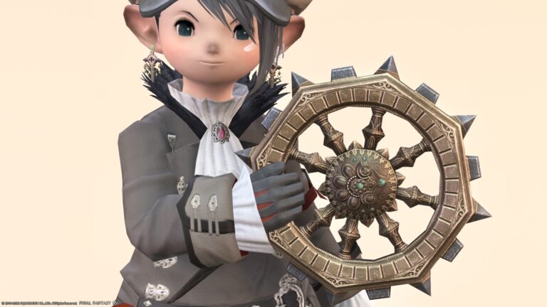 まるで舵のようなロンカの踊り子武器『キタンナ・ガーディアンタスラム』 ララフェル FF14ブログ Norirow Note 45