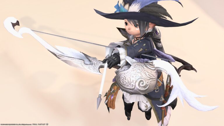 染色可能なアンティーク調の大ぶりガンブレード・水妖幻園ドォーヌ・メグ『フェイマナトリガー』 ララフェル FF14ブログ Norirow Note 34