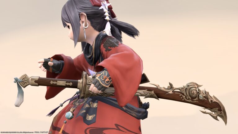 "Shinsengumi" Chief Isami Kondo's katana? Samurai's fashionable Abania weapon "Kotetsu" Lalafell FF14 Blog Norirow Note 57