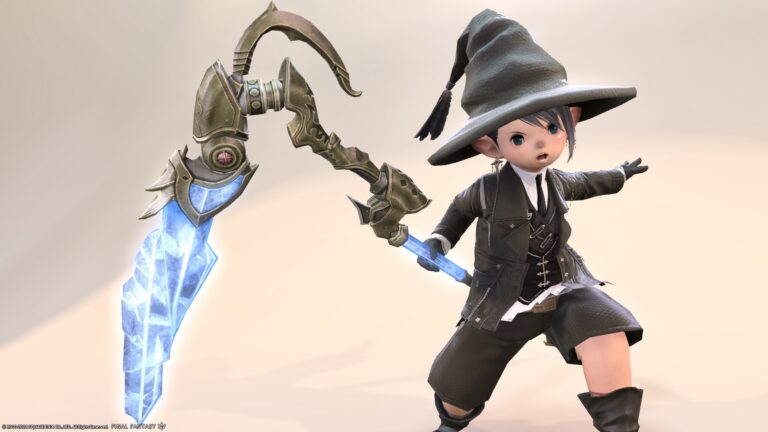 クリスタル製の美しいリーパーの大鎌『ブルースピリットシックル』 ララフェル FF14ブログ Norirow Note 43