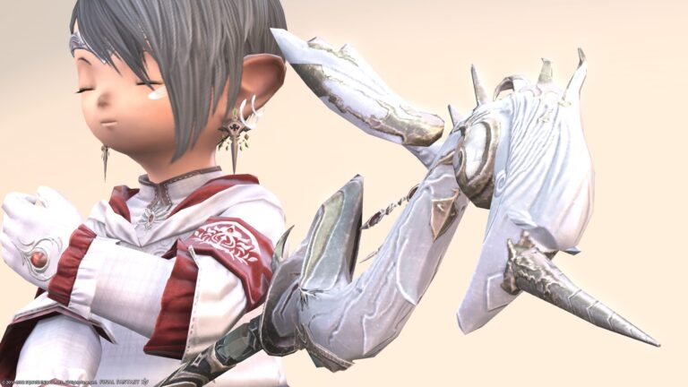 White Mage AF2 Weapon & Anima Weapon (AW) Stage 1 Goddess Wand "Animated Seraph Cane" Lalafell FF14 Blog Norirow Note 30