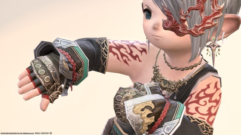 Monk's AF5 weapon/FF6 Sabin's fist weapon? "Burning Fists" Lalafell FF14 Blog Norirow Note 30