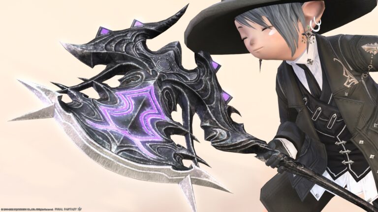 ダークファンタジーなゾットの塔の戦士斧『モンストロムバトルアクス』 ララフェル FF14ブログ Norirow Note 48