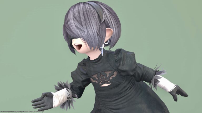 【ミラプリ】NieR:Automata 2Bちゃんのコスプレをやってみたよ ララフェル FF14ブログ Norirow Note 37
