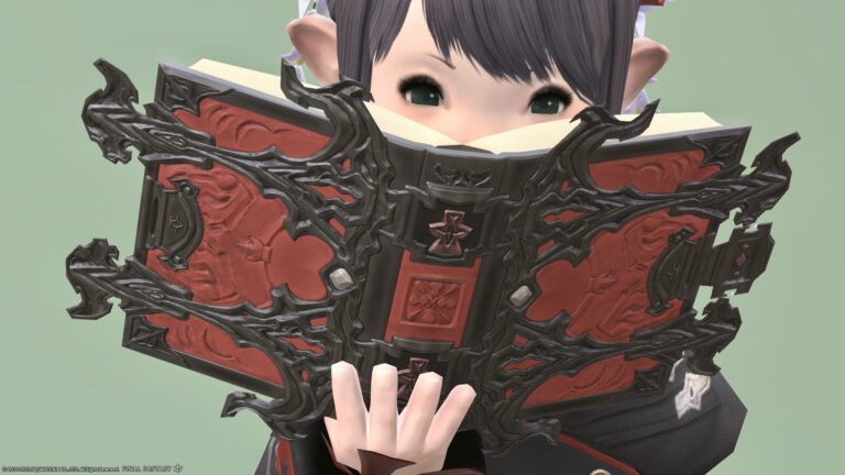 Fashionable officer sword / Paladin weapon "Storm Officer's Cutlass" with the flag of The Maelstrom as a motif Lalafell FF14 Blog Norirow Note 26